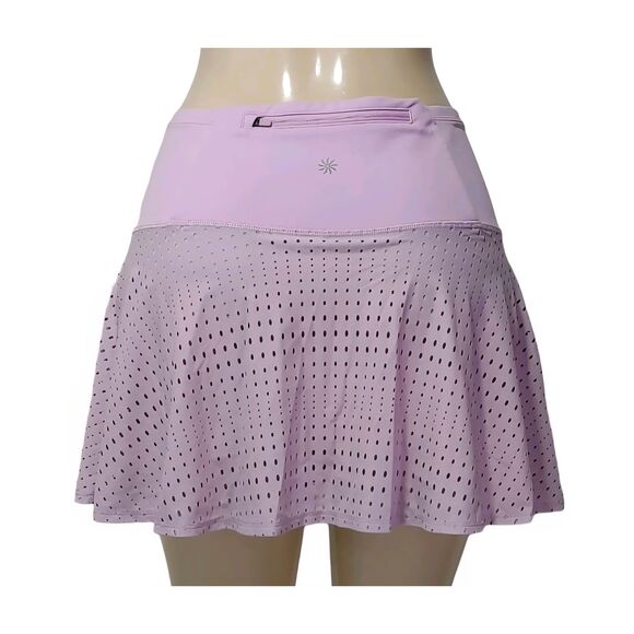 Athleta Womens A Game Perforated Pink Lavender Athletic Skort Size 2X - Picture 12 of 12